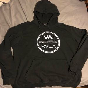 RVCA Black hooded sweatshirt